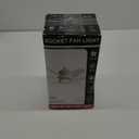 20.5'' Socket Fan Light with Remote Memory Function for Bedroom, Kitchen, Living Room, 5 Fan Speeds with Adjustable Light, 8H Timer, 30dB Quiet Operation, Screw into E26/E27 (White)