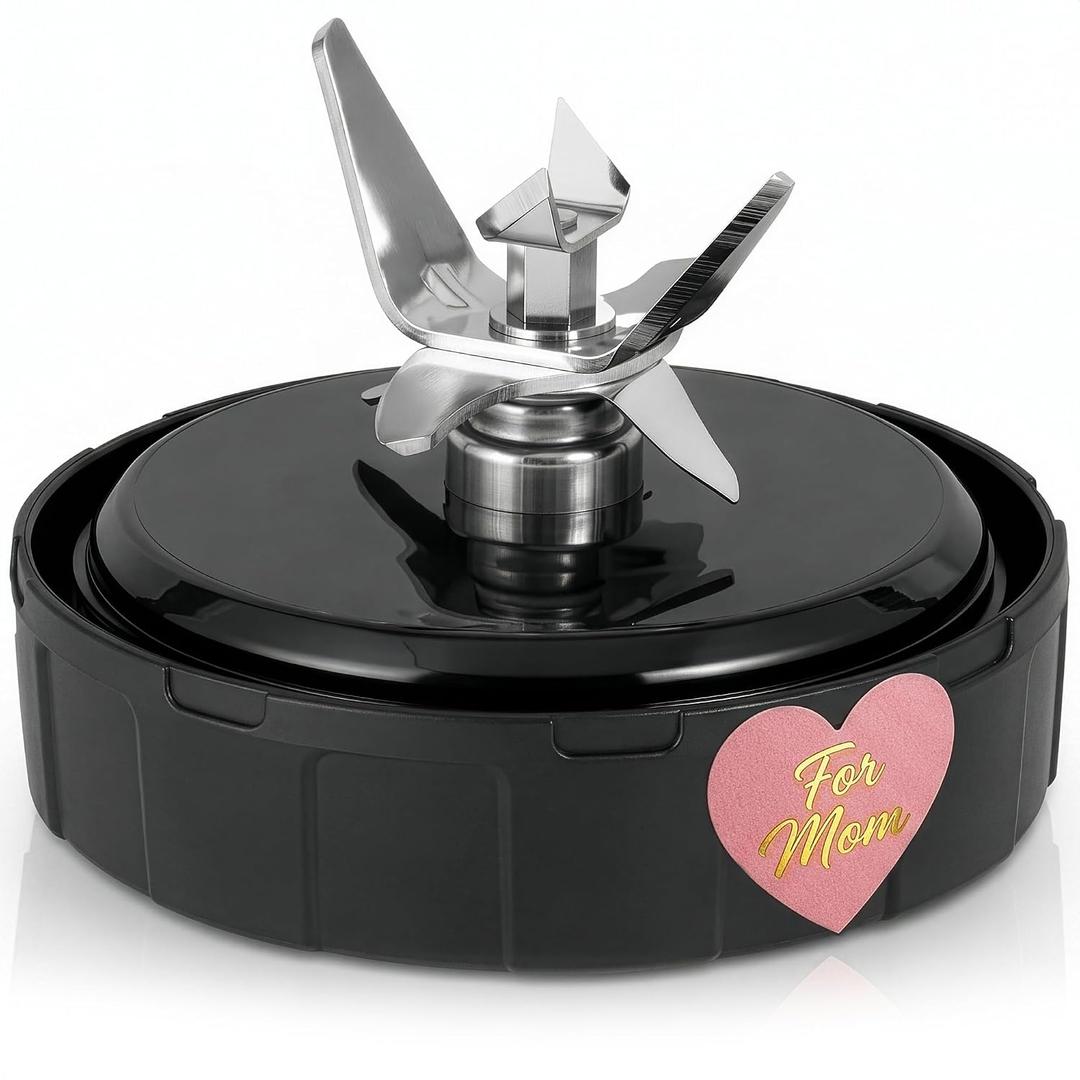 Replacement Blade for Ninja Blender Compatible with Foodi Power Blender SS100 SS101 SS101C SS150 SS151 SS300 SS350 SS351 SS351TGT CO351B CO101B Stainless Steel Replacement Blades 7 Fin Male 3.9"