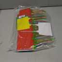 100 Plastic Tags Shipping Tags Water Proof Tags for Labeling Shipping Labels Security Seals Writable Marker Ties Hanging Tags Storage Tag with One Marker Pen (Mixed 5 Color)