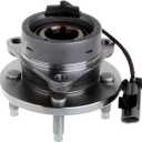 ECCPP Wheel Hub and Bearing Assembly Front 513204 fit 2003-2009 C hevrolet Cobalt P ontiac G5 S aturn Ion wheel hubs 5 lugs with ABS 3 Bolt Flange