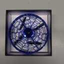 Hand Operated Flying Toy Drone for Kids, 360 Hands Free Motion Sensors Mini Drone with Cool LED Lights, Easy Indoor Small UFO Toy Flying Ball Drone for 6 7 8 9 10+ Year Old Boys and Girls (Blue)