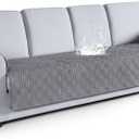 VANSOFY Couch Cover, Waterproof Sofa Covers Washable Slipcover Furniture Protector Couch Seat Covers Non-Slip Couch Cover for Dogs, Pets(Oversized Sofa, Light Gray)