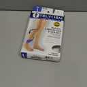 Truform 20-30 mmHg Compression Stockings for Men and Women, Thigh High Length, Dot-Top, Open Toe, Black, Small (Small (1 Pair))