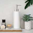 Ceramic Soap Dispenser 11.8oz Liquid Ceramic Soap Pump Dispenser for Bathroom, Refillable Dish Soap Dispenser for Kitchen