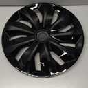 Hubcap Wheel Covers Replacement Size R15 Hub Caps Universal-Fit Steel Wheel Rims Cover ABS Tire Cap for Most Cars Trucks Sedans SUV -Set of 4（15-inch，Silver-Black）