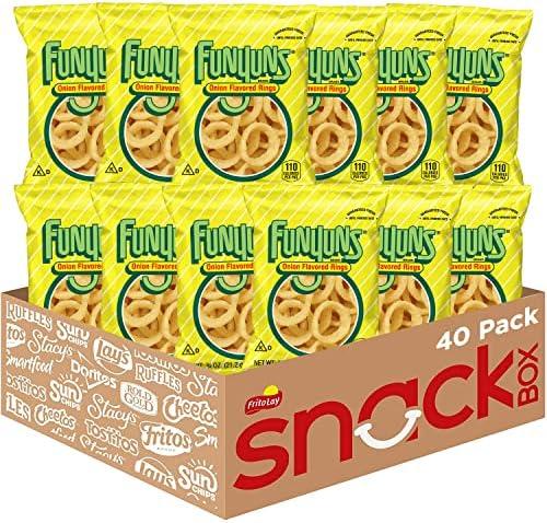 Funyuns Onion Flavored Rings, Original, 0.75 Ounce (Pack of 14) (BB:05/20/2025)