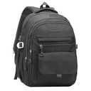 Phaoullzon Boys School Backpack for Girls, College Aesthetic Laptop Bookbag for Travel,Black