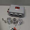 Riloer 600W 24V Auto Heater Electric Heating Fan, Electric Dryer Windshield Defogging Demister Defroster for 24V Vehicle Trucks Boat UTV, Defroster for Winter Fast Heating Low Noise