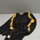 FYMNSI Boys Robe Islamic Muslim Clothes Kimono Loose Abaya Long Sleeve Embroidered Chiffon Kaftan Cardigan Casual Dubai Thobe (8-10 Years, Black)