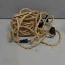 Pendant Rope Light Cord Kit with Switch Plug in, 15ft Twisted Hemp Rope Hanging Light Kit, Industrial Pendant Lighting E26 Lamp Socket, Extension Cords for Retro DIY Project (15ft-1 Pack)