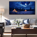 YDYSUNE Landscape Wall Art - Mountain & Nature Artwork for Walls - Scenery Canvas Wall Art - Forest Painting for Living Room - Rustic Farmhouse Decor - Wall Pictures for Bedroom 24×48IN