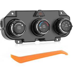 Front Climate Control Module 599-217 Heater A/C Control Switch for Dodge Ram 1500 2500 3500 2013 2014 2015 2016 2017 2018 Front A/C Heater Air Conditioning Panel Unit 68268189AA,68226600AA, 68226600AB Front Climate Control Module 599-217 Heater A/C Control Switch for Dodge Ram 1500 2500 3500 2013 2014 2015 2016 2017 2018 Front A/C Heater Air Conditioning Panel Unit 68268189AA,68226600AA, 68226600AB