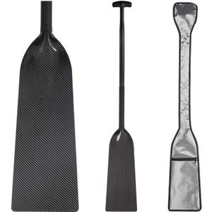JUSTOOP Dragon Boat Paddle Lightweight Full Carbon Fiber with Paddle Bag, 120CM/ 47 Inches, IDBF Approved