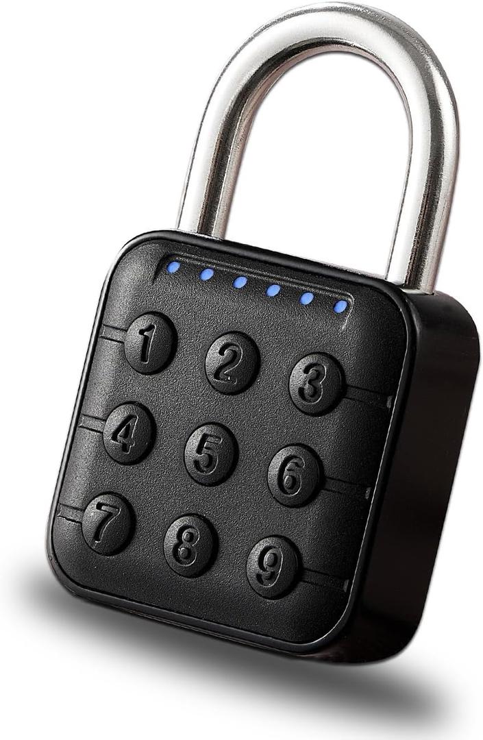 Combination Lock Smart Bluetooth Lock Smart Padlock with APP Keypad Codes Lock for Gym, School, Travel, Outdoor (without APP)