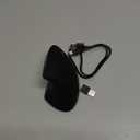 Bluetooth Mouse,Type-c and USB 2.4G Wireless Vertical Mouse Rechargeable Ergonomic Mouse, 800/1200 /1600 DPI, Buttons for Laptop, Desktop, PC, MacBook,Mac Computer (Black)