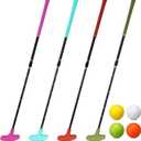 Hiboom 4 Pack Golf Putters for Men and Women Two Way Mini Golf Putter with 4 Balls Adjustable Length Kids Putter Bulk Right or Left Handed Golfers for Children Teenager Junior, 23.6-35.4 inches/ 60-90 cm