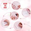 CRASPIRE Lower Eyelash Stamp Silicone Eyelash Stamps Lower Lash Clear Stamp Template Tool Seal Reusable Silicone Stamps Women Cosmetics Eye Makeups for Traveling Aartian Gathering