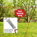 100FT Dog Runner for Yard with 15FT Tie Out Cable - Heavy Duty Trolley System for Large Dogs Up to 250LBS, Backyard/Park/Camping Use (Red, 100FT+15FT)