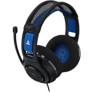 Turtle Beach Atlas 200 Wired Gaming Headset Officially Licensed for PlayStation, PS5, PS4-50mm Nanoclear Drivers, Flip-to-Mute Mic, Memory Foam Cushions, Floating Headband - Black