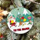 3 x Pickleball Ornament 2025  White Elephant Gift, Funny Santa Reindeer Elf Pickleball Gift, Tis The Season Pickleball Themed Ornament for Players, Coaches, Friends, Family & Sports Lovers