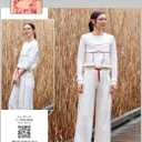 Know Me ME2138R5 Misses' Sweatsuit Top and Wide Leg Knit Pants Sewing Pattern Packet by Holly Darling, Design Code ME2138, Sizes 14-16-18-20-22