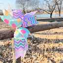 3 x Easter Wreath Bows 11X14Inch Spring Colorful Easter Ribbon Bow Holiday Tree Topper Bows for Front Door Spring Easter Mailbox Decorations Party Supplies