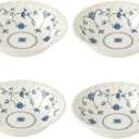 Churchill Finlandia Dinnerware Scallop Bowl Bowl 9", Set of 4, Made in England