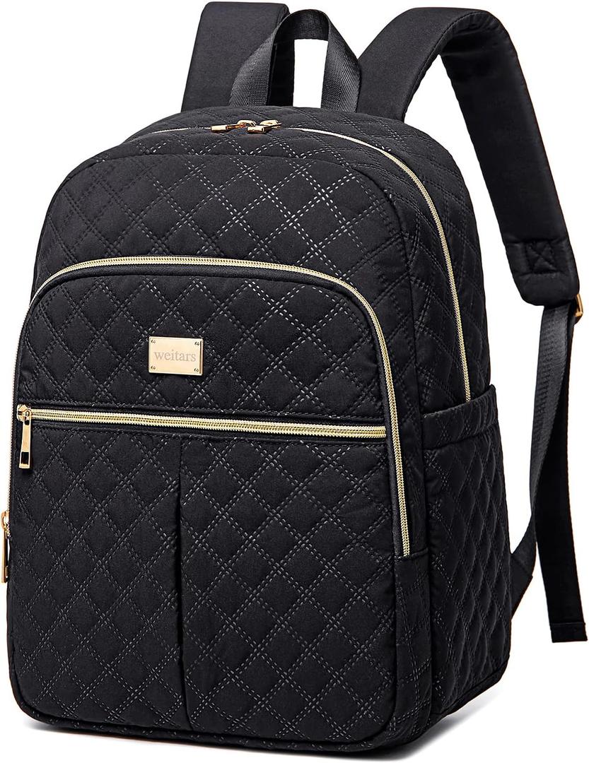 Weitars Lunch Backpack For Women Men,20L Cooler Backpack Insulated Lunch Bag For Women With Side Pockets Waterproof,Meal Prep Backpack,Adult Backpack Cooler For Lunch Picnic Hiking Camping Beach (Black)