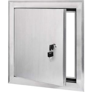 Premier 36x36 Universal Aluminum Access Panel Door with Keyed Latch, Insulated for Exterior Application Use, Wall or Ceiling Mounted for Drywall, Plumbing, Electrical, 2400 Series