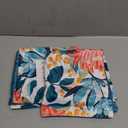 VROOMIUM Throw Pillow Covers 18X18, Teal Pillow Covers Room Decor, Velvet Soft Set of 2, Floral and Solid Accent Pillow Cushion Case for Couch Bed Sofa