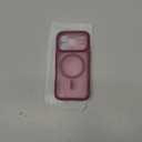 TOCOL for 17 Pro Case, Full Camera Protection, Built-in Magnetic Ring, Compatible with Magsafe Charger, Drop Protection, Translucent Matte Phone Case for 17 Pro 6.3 inch (Plum)