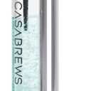 CASABREWS EDGE Soda Streaming Machine, Stainless Steel Sparkling Water Maker with Dual Safety Valves, BPA Free Bottle Soda Maker Carbonates Water, Wine, Juice, Uses 60L CO2 Carbonators (NOT Included).