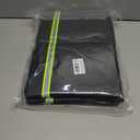 Outdoor Faucet Covers for Winter, Pro 9.8" H x 7.1" W Outside Faucet Cover Freeze Protection, Upgraded Reusable Spigot Covers Winter Insulated for Outside Faucet with Reflective Strip, 6 Pack Black