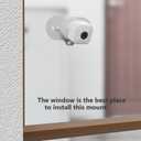 2 x 2 Pack Blink Camera Mount with Strong Suction Cup, No Drill No Screws No Adhesive, Window Mount for Blink Mini 2K+/ Mini 2 /Blink Outdoor 2K+ / All Blink Indoor Cameras (White)