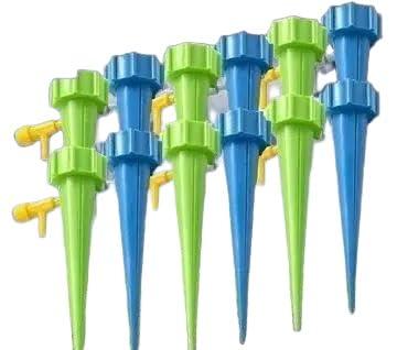 PlantPulse Adjustable Watering Spikes for Home Garden, Automatic Irrigation System with Slow Release Control Valve, Drip Irrigation System, No Tools Needed