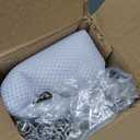 Shrivee Clothes Drying Rack, 2Layer Sweater Laundry Drying Rack Flat, Mesh Drying Rack Clothing for Indoor & Outdoor, White