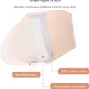 Incontinence Underwear for Women, Plus Size Women's Incontinence Panties, Cotton Overnight Protective Briefs, 6Pcs,Multi Colored,4XL