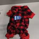 SCENEREAL Dog Pajamas for Large Sized Dogs - Soft Pet Sweater Clothes Pjs, Warm Comfy Puppy Coat Onesie Outfits for Small Medium Doggie Winter, Holiday Christmas Dog Costume Jammies (Red)