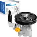 Power Steering Pump with Pulley Fits for Hyundai Elantra 2001 2002 2003 2004 2005, Tiburon 2003-2006 2007 2008 Automotive Replacement Power Steering Pumps replaces 21-5260, 571002D151, 571002D100