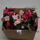 4 Pcs Artificial Rose Flower Floral Vine Hanging Garland Wedding Decor