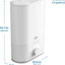 Everlasting Comfort 6L Humidifier Large Room, High Mist Output 60 HR Runtime Ultrasonic Top Fill Humidifiers for Bedroom, Easy to Use & Clean for Home, Baby Humidifier, Plants, Congestion, Indoor