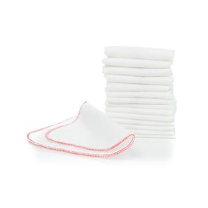 Buttons Flannel Baby Reusable Washable Natural Unbleached Wipes - 15 Pack