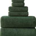 40x80 Inches Bath Sheets Towels for Adults Oversized Bath Towels Extra Large Luxury Super Soft Absorbent Quick Dry Microfiber (Olive Green,6PCS)