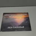 Great Smoky Mountains Calendar 2026 Tennessee Blue Ridge Monthly Wall Calender 12 Month | American Made In The USA