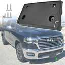 Front License Plate Frame for Dodge Ram 1500 2025 2026 Front Bumper License Plate Holder Mounting Bracket Cover Replace # 68566317AA CH1068178