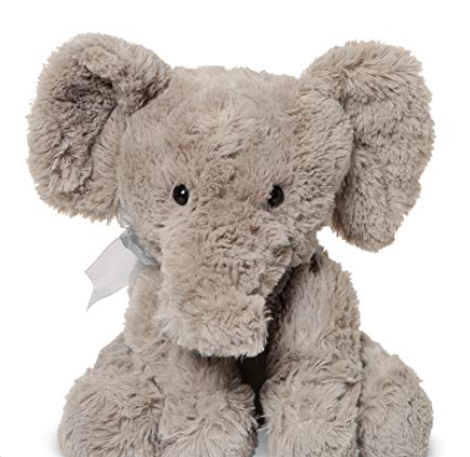 Elephant Stuffed Animals Soft Plush Toy for Baby Girls Boys,12" Grey Soft Small Stuffed Elephant Huggable Gifts for Birthday