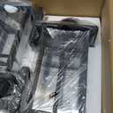 Brilvibera 2-Pack 16" Large Black Outdoor Wall Light