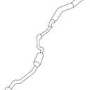Genuine Nissan Parts - Pipe Assy-Front Cooler,High (92440-9NB0A)