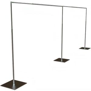 Backdrop Stand Kit Adjustable Heavy Duty Portable 10FT X 20FT Pipe and Drape Quick Set Up for Wedding&Party&Event&Photography&Show&Display (No Drape) But Not for Flower Walls/TVs/Heavy Items