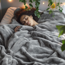 Bedsure Fleece Bed Blankets Full Size Grey - Soft Lightweight Plush Fuzzy Cozy Luxury Blanket Microfiber, 84x90 inches